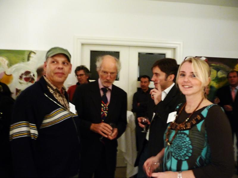 Ausstellungssituation mit Lothar (Rechts) und Kirsten (Links)